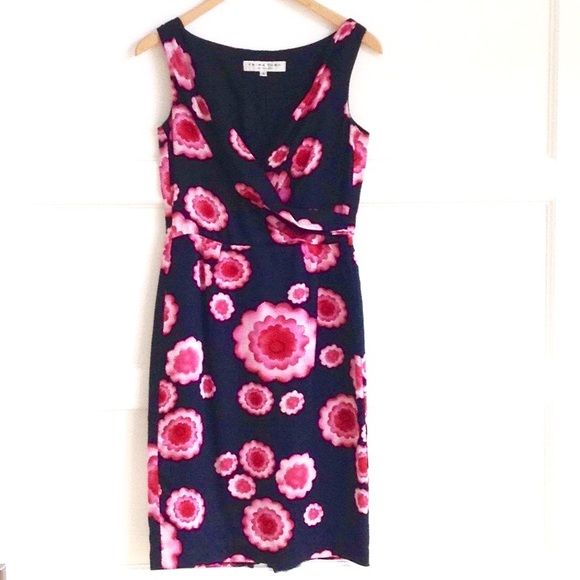 Trina Turk 100% Silk Sleeveless Sheath Dress, Sz 4 - Picture 7 of 8